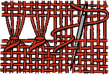Illustration of hemstitch