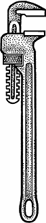 Illustration of monkey wrench