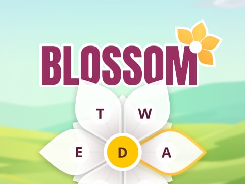 Play Blossom: قم بحل لعبة Word Word الإملائية اليوم من خلال العثور على أكبر عدد ممكن من الكلمات التي يمكنك استخدام 7 أحرف فقط. كلمات أطول يسجل المزيد من النقاط