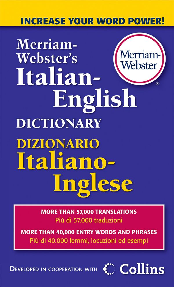Buy Merriam-Webster's Italian-English Dictionary
