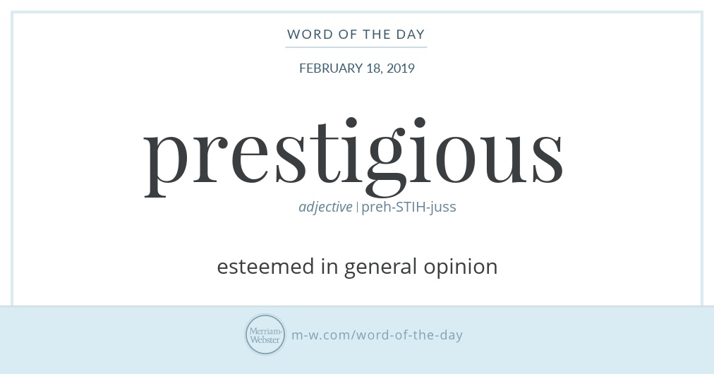 word-of-the-day-prestigious-merriam-webster