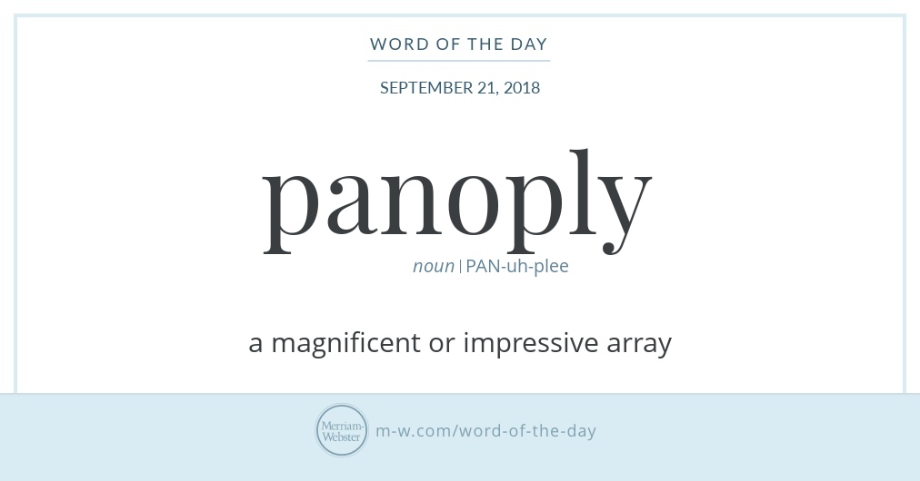 panoply meaning