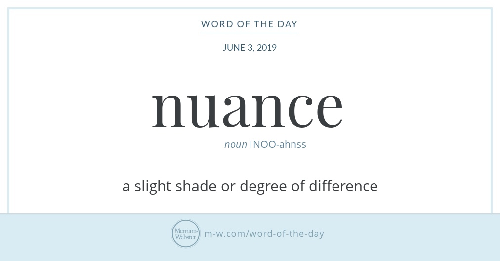 Define nuance example sentence alcon replenish vs puremoist