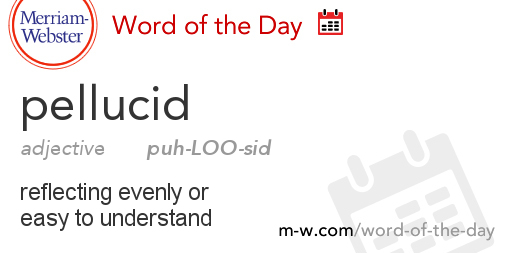definition of pellucid