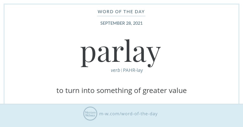 parlay free online dictionary