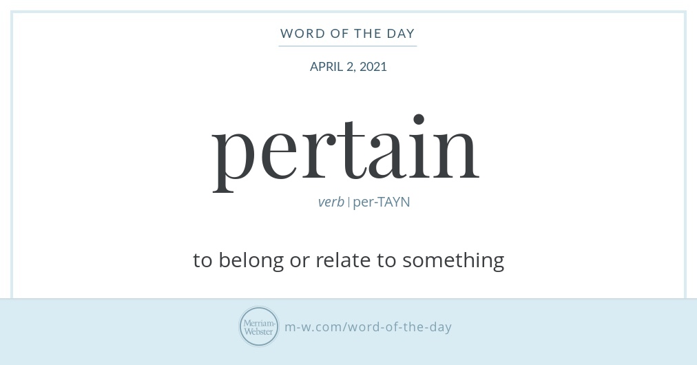 word-of-the-day-pertain-merriam-webster