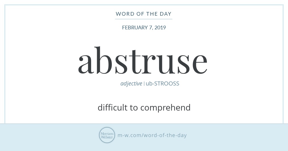 thesaurus for abstruse