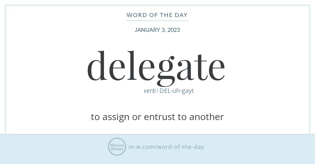 What Do You Mean By Delegate Registration