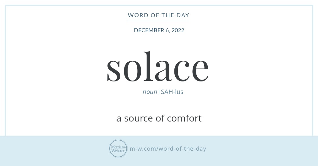 Solace Definition