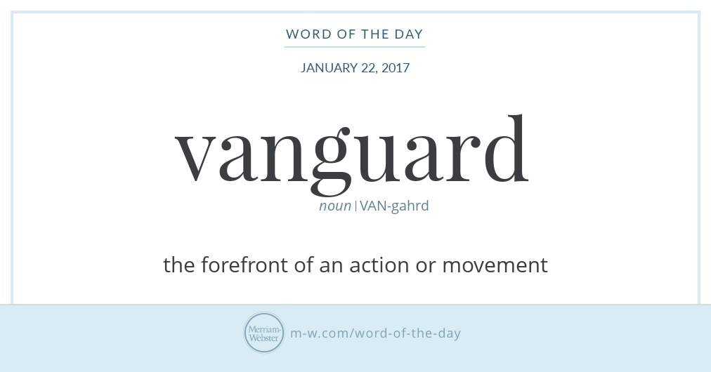 Vanguard Definition Antonym